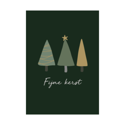 Kaart Fijne kerst